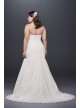 Chiffon Halter A-Line Plus Size Wedding Dress  Collection 9WG3918