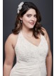 Chiffon Halter A-Line Plus Size Wedding Dress  Collection 9WG3918