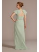 Chiffon High-Low Ruffle Bridesmaid Dress David&#039;s Bridal F20511