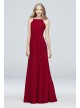 Chiffon High-Neck Bridesmaid Dress  F19936