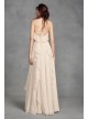 Chiffon High-Neck Bridesmaid Dress with Tie Back  VW360409