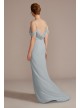 Chiffon Off-the-Shoulder Bridesmaid Dress David&#039;s Bridal F20509