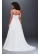 Chiffon Plus Size Wedding Dress with Beaded Bodice  Collection 4XL9V9409