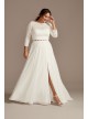 Chiffon Plus Size Wedding Separates Circle Skirt DB Studio 9DS150827