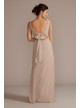 Chiffon Sleeveless Tie-Back Bridesmaid Dress David&#039;s Bridal F20555