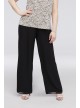 Chiffon Straight-Leg Plus Size Pants Alex Evenings 46025