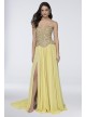 Chiffon Strapless Dress with Sequins and Beading Terani Couture 1912P8239