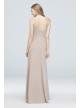 Chiffon V-Neck Spaghetti Strap Bridesmaid Dress  F19935