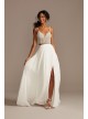 Chiffon Wedding Separates Circle Skirt with Slit DB Studio DS150827