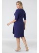 Ciara Plus Size Faux Wrap Jersey Dress Kiyonna 13122211