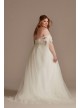 Convertible Straps Draped Tall Plus Wedding Dress Melissa Sweet 4XL8LSMS251246