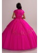 Corded Lace Quince Ball Gown with Bolero Fifteen Roses FR2112