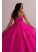 Corded Lace Quince Ball Gown with Bolero Fifteen Roses FR2112