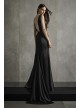 Crepe-Back Satin Gown with Encrusted Bandeau  VW351465