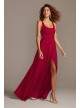 Crepe-Back Satin Scoop Tank Bridesmaid Dress  F20098