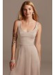 Crepe-Back Satin Scoop Tank Short Bridesmaid Dress  F20244