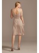 Crepe-Back Satin Scoop Tank Short Bridesmaid Dress  F20244