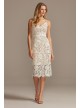 Crochet Lace Overlay Midi Spaghetti Strap Dress DB Studio SDWG0773