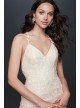 Cross-Back Chantilly Lace Mermaid Wedding Dress Melissa Sweet MS251198