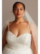 Crystal Floral Bodice Plus Size Wedding Dress  Collection 9WG3996