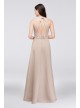 Crystal Necklace Faille A-Line Bridesmaid Dress  OC290034