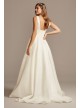 Cummerbund Satin Ball Gown Wedding Dress  Collection 4XLV3848