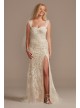 Detachable Sleeves and Train Tall Wedding Dress  4XLLSSWG881