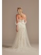 Detachable Sleeves and Train Tall Wedding Dress  4XLLSSWG881