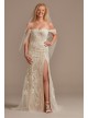 Detachable Sleeves and Train Tulle Wedding Dress  LSSWG881