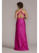 Double Strap Plunging Sheath Prom Gown Jules and Cleo WBM2899