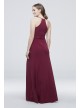 Drapey Jersey V-Neck Sheath with Gathered Waist DB Studio DS270005