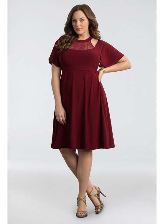 Elise Flutter Plus Size Dress Kiyonna 15162203