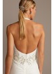 Embellished Waist Plunge Halter Wedding Dress  SWG838