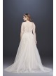 Embroidered Floral Tulle Plus Size Wedding Dress Melissa Sweet 8MS251197