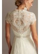 Embroidered Illusion Mock Neck Tall Wedding Dress Melissa Sweet 4XLMS251205