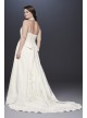 Embroidered Lace Satin Plus Size Wedding Dress  Collection 9OP1356