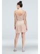 Embroidered Metallic Overlay Dress with Illusion Speechless D80161TFB