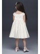 Embroidered Satin Floral Flower Girl Dress  OP255