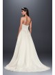 Embroidered Satin Split Ball Gown Wedding Dress  Collection WG3863