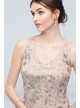 Embroidered Sequin Flower V-Neck Tulle Gown Alex Evenings 8117859