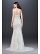 Embroidered and Beaded Lace Sheath Wedding Dress Melissa Sweet MS251185