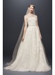 English Rose Lace Ball Gown Wedding Dress  CWG803