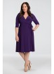 Essential Jersey Plus Size Wrap Dress Kiyonna 12131806