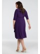 Essential Jersey Plus Size Wrap Dress Kiyonna 12131806