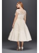 Extra Length Cap Sleeve Illusion Wedding Dress  4XL8CMK513