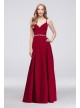 Faille Bridesmaid Ball Gown with Jewel Sash  OC290020