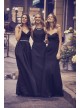 Faille Bridesmaid Ball Gown with Jewel Sash  OC290020