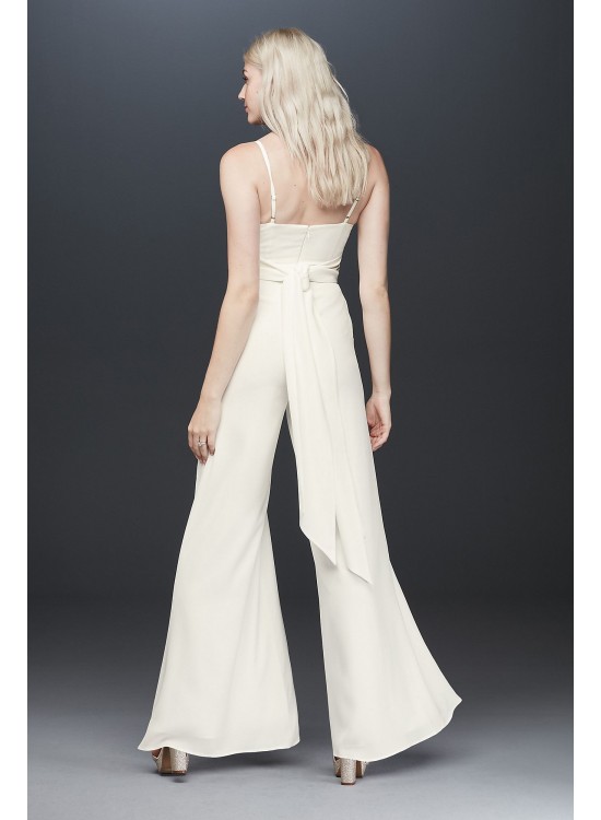 Fame and Partners Landon Crepe Wrap Jumpsuit Fame and Partners x  FPW3751166FP