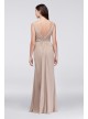 Faux-Wrap Pleated Chiffon Bridesmaid Dress  F19585