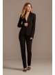 Fitted Satin Shawl Lapel Suit Jacket  WG3999